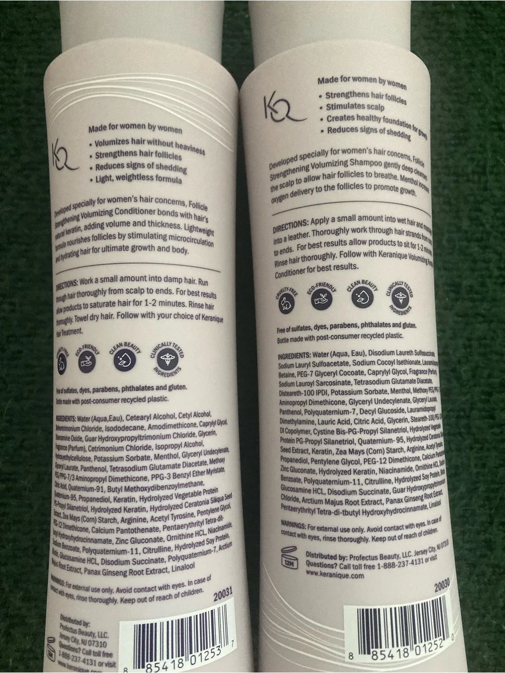 NEW Keranique Rejuvenate Volumizing Shampoo (1) and Conditioner (2) Bundle
